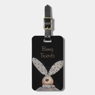 可愛くて可愛らしいバニー ラゲッジタグ