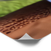 可愛くて可愛らしいラビットゼブラハイブリッド | AI Art ポスター (角)