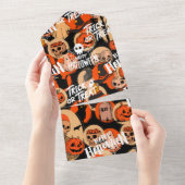 可愛くて怖いハロウィーン不気味の雰囲気 オールインワン招待状 (貼ってはがせる)