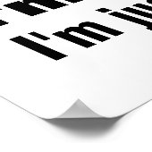 可愛くて怠け者のパンダの漫画 ポスター (角)