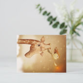 可愛くて想像力に富んだイラストレーション ポストカード (スタンド正面)