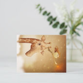 可愛くて想像力に富んだイラストレーション ポストカード (スタンド正面)