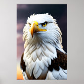 可愛くて愛らしいワシ | AI Art ポスター (正面)