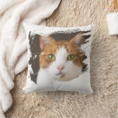 可愛くて愛らしい猫 クッション (ブランケット)