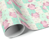 可愛くて愛らしい軸索 ラッピングペーパー (ロールコーナー)