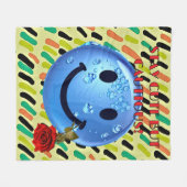 可愛くて慎重なフリースブランケット! フリースブランケット (正面(横))