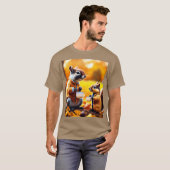 可愛くて機能的子供へで大人 Tシャツ (正面フル)