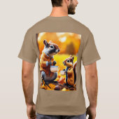 可愛くて機能的子供へで大人 Tシャツ (裏面)