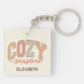 可愛くて甘い「居心地の良い季節」秋/秋2面 キーホルダー (裏面)