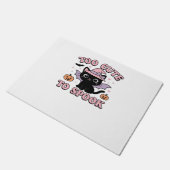 可愛くて甘すぎる – ハロウィーン猫版クラシック ドアマット (アングル)