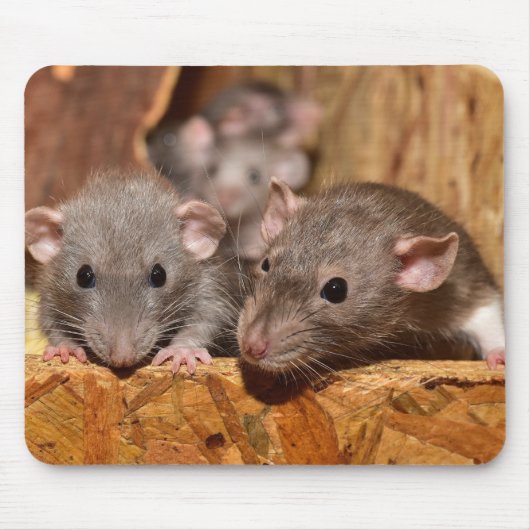 可愛くて皮肉 マウスパッド (正面)