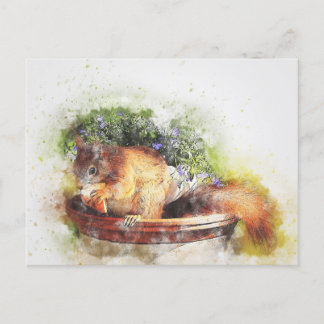 可愛くて礼儀正しい ポストカード