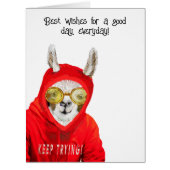 可愛くて親切なおもしろいママ・ラマさん保、おあいさつきしよう (正面)