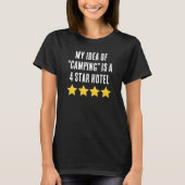 可愛くて面白いディーバの名言キャンプTシャツ Tシャツ (正面)