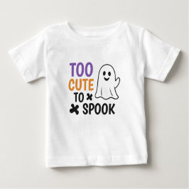 可愛すぎてスプックできない – かわいいハロウィーン ベビーTシャツ