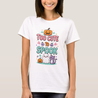 可愛すぎてスプックできない – かわいいパステルハロウィーン Tシャツ