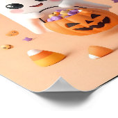 可愛すぎてスプックできない – かわいい幽霊ポスター ポスター (角)