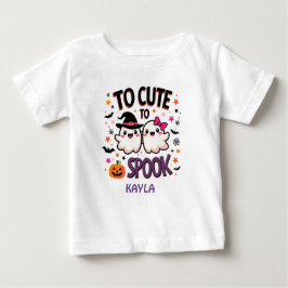 可愛すぎてハロウィーンの幽霊 ベビーTシャツ