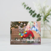 可愛すぎてリストいけなおもしろい犬のペットの写真 シーズンポストカード (スタンド正面)