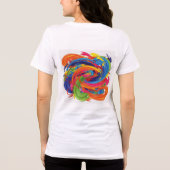 可愛すぎて仕方がない トライブレンドTシャツ (裏面)