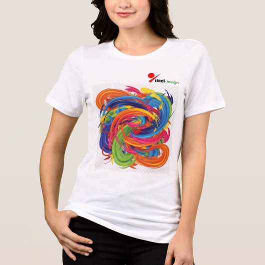 可愛すぎて仕方がない トライブレンドTシャツ (正面)
