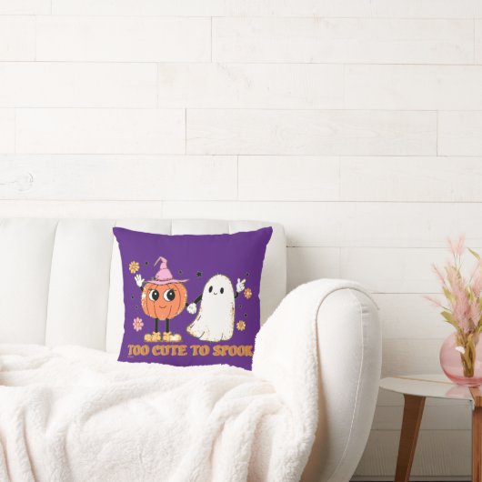 可愛すぎて可愛いおもしろい幽霊ハロウィン クッション (ソファ)