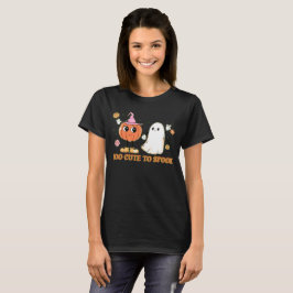 可愛すぎて可愛いおもしろい幽霊ハロウィン Tシャツ