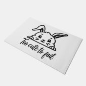 可愛すぎて失敗できない ドアマット (アングル)