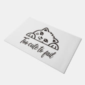 可愛すぎて失敗できない ドアマット (アングル)