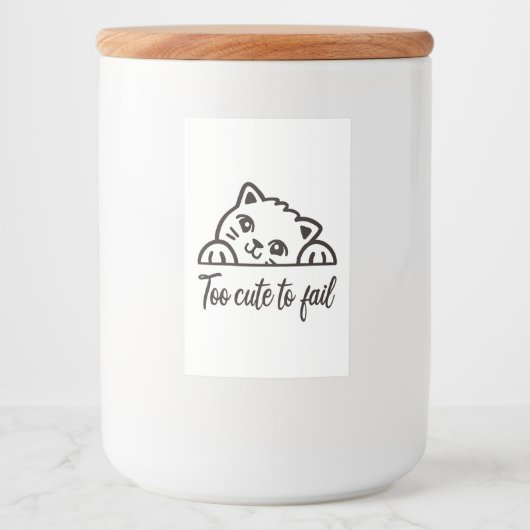 可愛すぎて失敗できない フードラベル (正面)