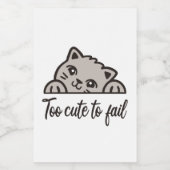 可愛すぎて失敗できない フードラベル (シングルラベル)