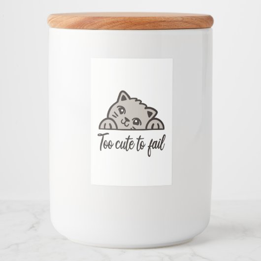 可愛すぎて失敗できない フードラベル (正面)