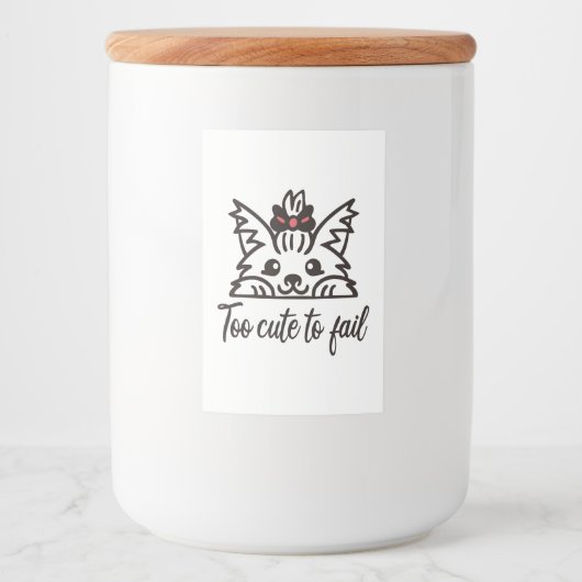 可愛すぎて失敗できない フードラベル (正面)