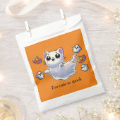 可愛すぎて幽霊猫 フェイバーバッグ (クリップ留めされた状態)