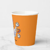 可愛すぎて幽霊猫 紙コップ (左)