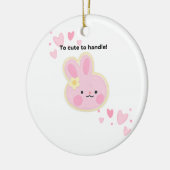 可愛すぎて扱えない..... セラミックオーナメント (左)