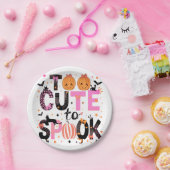 可愛すぎて甘いタイポグラフィ ペーパープレート (パーティー)