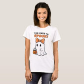 可愛すぎて甘い!かわいい幽霊ハロウィンティー Tシャツ (正面フル)
