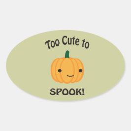 可愛すぎて甘い!リトルカボチャ 楕円形シール