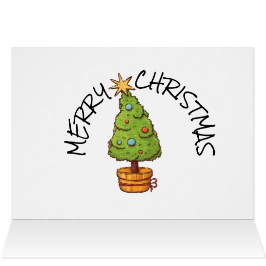 可愛すぎるクリスマスカード (内部横(上))