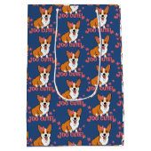 可愛すぎるコルギ ミディアムペーパーバッグ (裏面)