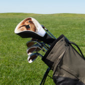 可愛すごいいエンジェル眠り子犬コッカースパニエル犬犬 ゴルフヘッドカバー (インサイチュ)