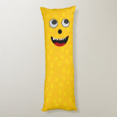 可愛すごいいオパーソナライズされたレンジの怪物 ボディピロー (裏面 (縦))