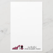 可愛すごいいガーリー物 便箋 (正面)