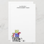 可愛すごいいガーリー物 便箋 (正面/裏面)