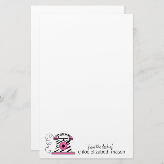 可愛すごいいガーリー物 便箋 (正面/裏面)