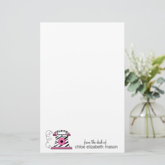 可愛すごいいガーリー物 便箋 (スタンド正面)