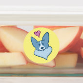 可愛すごいいコルギのシール ラベル (貼付)