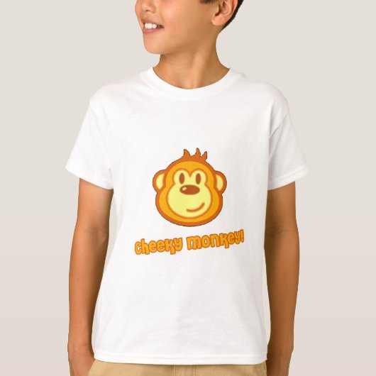 可愛すごいいサル Tシャツ (正面)