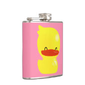 可愛すごいいダッキー（アヒルちゃん）のビ包まれたニールフラスコ フラスク (右)